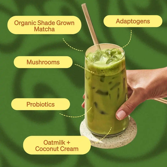 Iced Strawberry Matcha SuperLatte